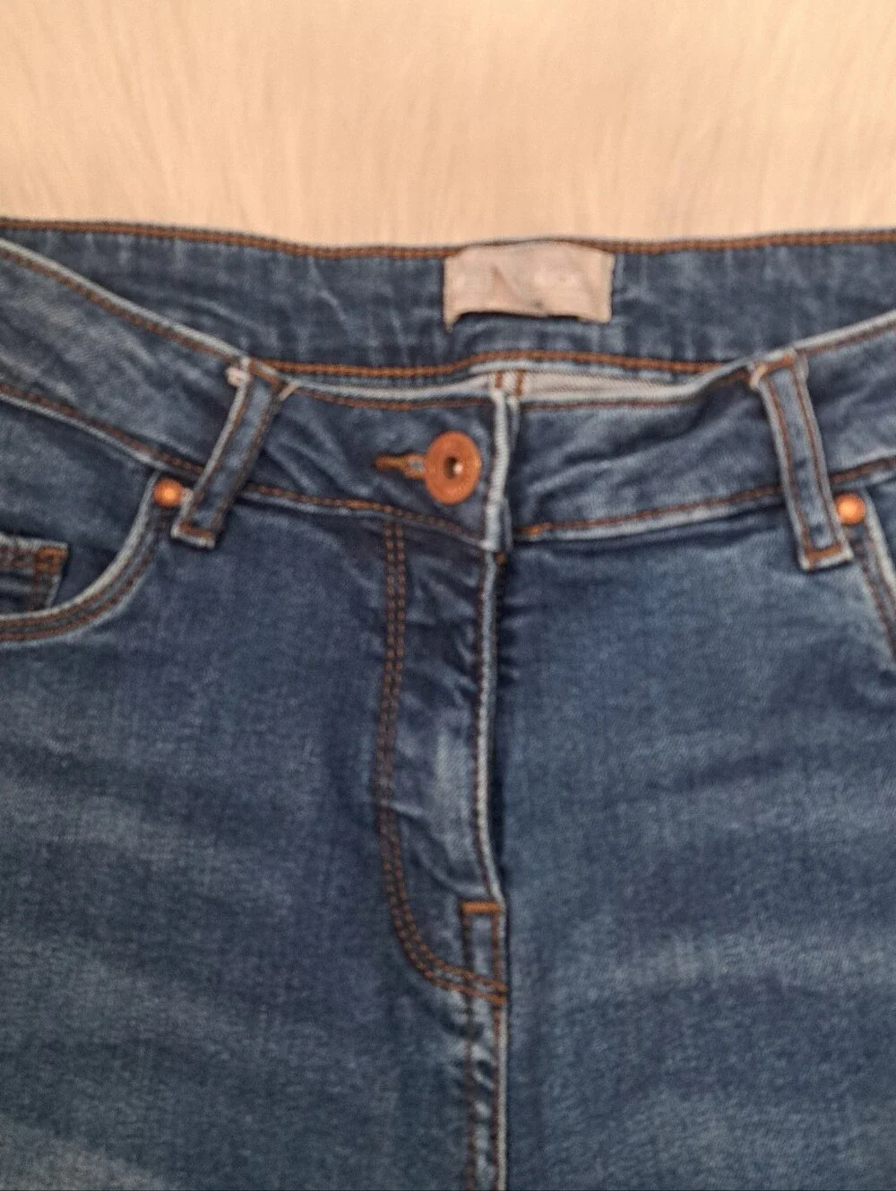 Blue Motion Denim Bermudas